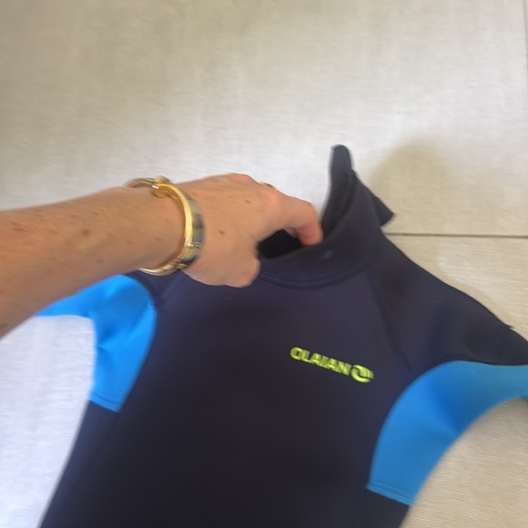 Decathlon Kids Olaian Wetsuit Quick Dry Waterproof Blue 6y wet suit - Picture 10 of 10